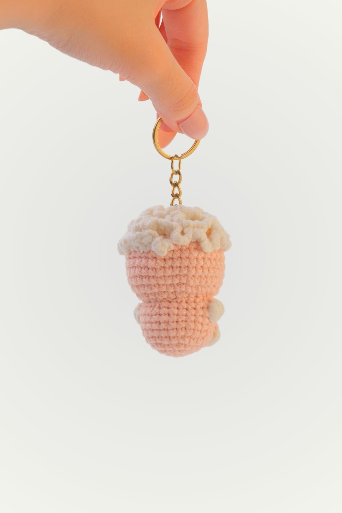 Amigurumi Anahtarlık El Yapımı Anahtarlık Kuzu Figürlü Anahtarlık Doğal Çanta Süsü