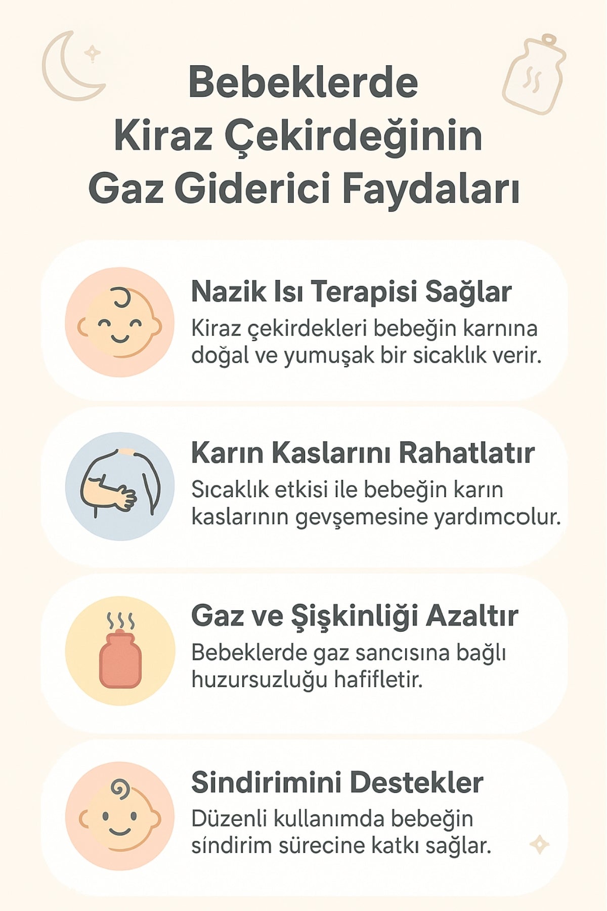 Kemer - Kiraz Çekirdekli Kemer Bebek Kemeri