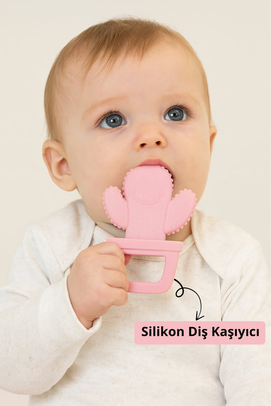 Silikon Diş Kaşıyıcı – BPA’sız & Ergonomik Bebek Diş Kaşıyıcı
