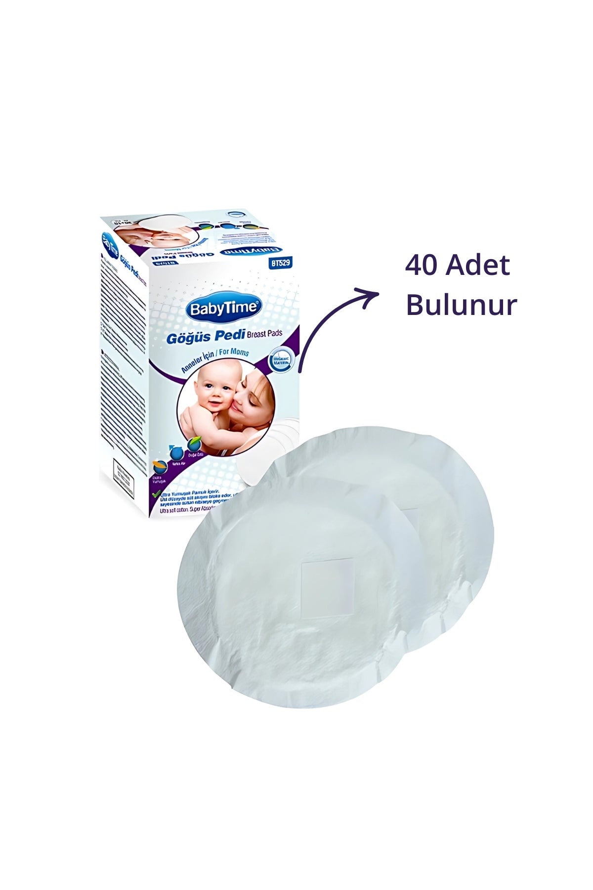 Babytime Göğüs Pedi – 40LI Göğüs Pedi Emzirme Pedi