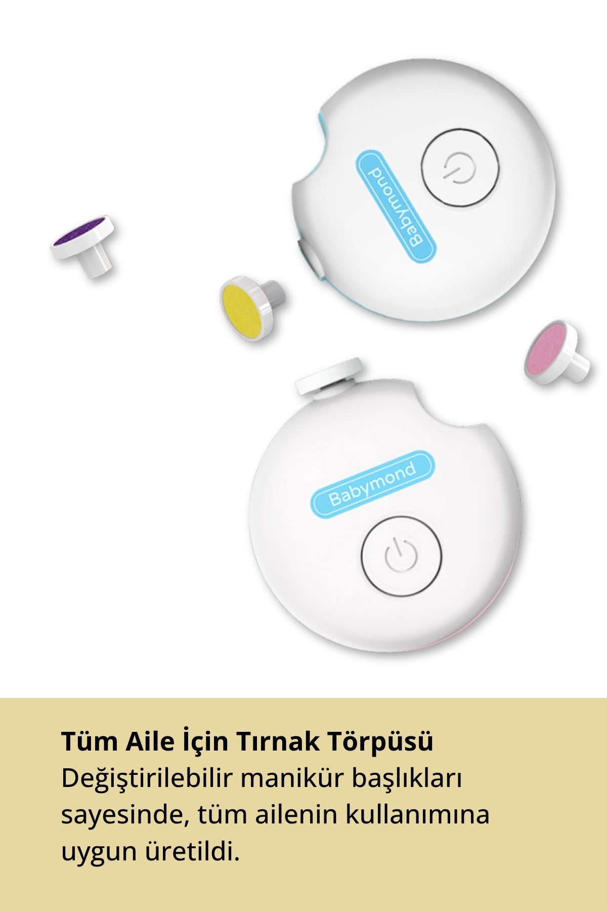 Bebek Manikür Seti Bebek Törpüsü Aile Boy Manikür Seti Pilli