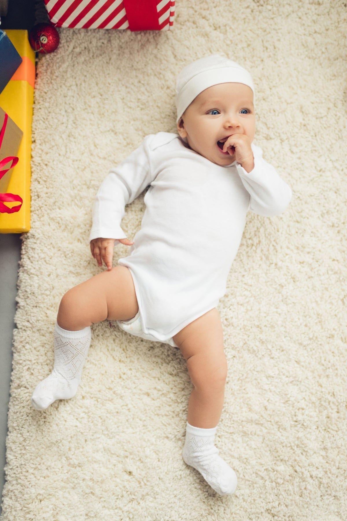 %100 Pamuk Unisex Bebek Body Uzun Kollu Çıtçıtlı Badi Çıtçıtlı Zıbın Beyaz